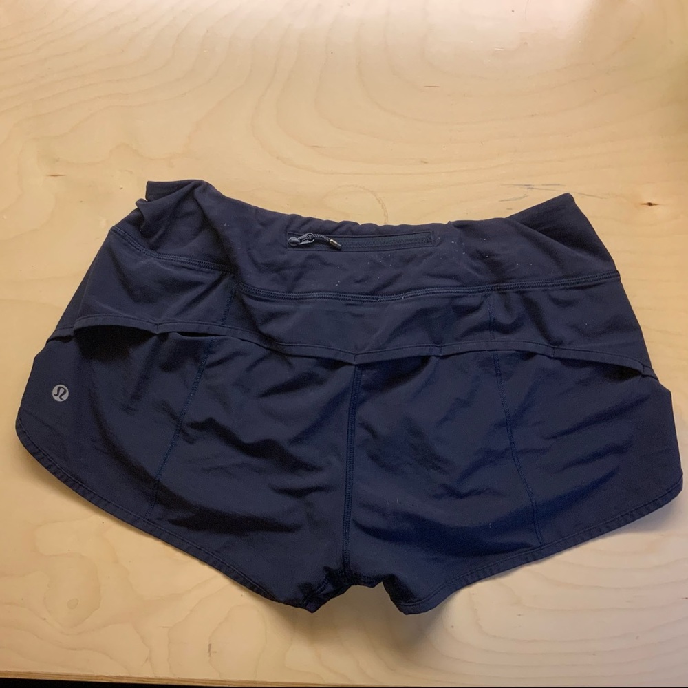 Navy Lululemon shorts